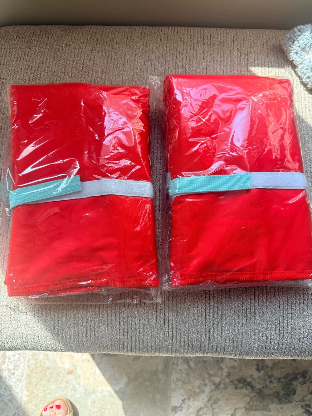 Mahjong 2 New Unopened Red Rack Bags. I bought too many.